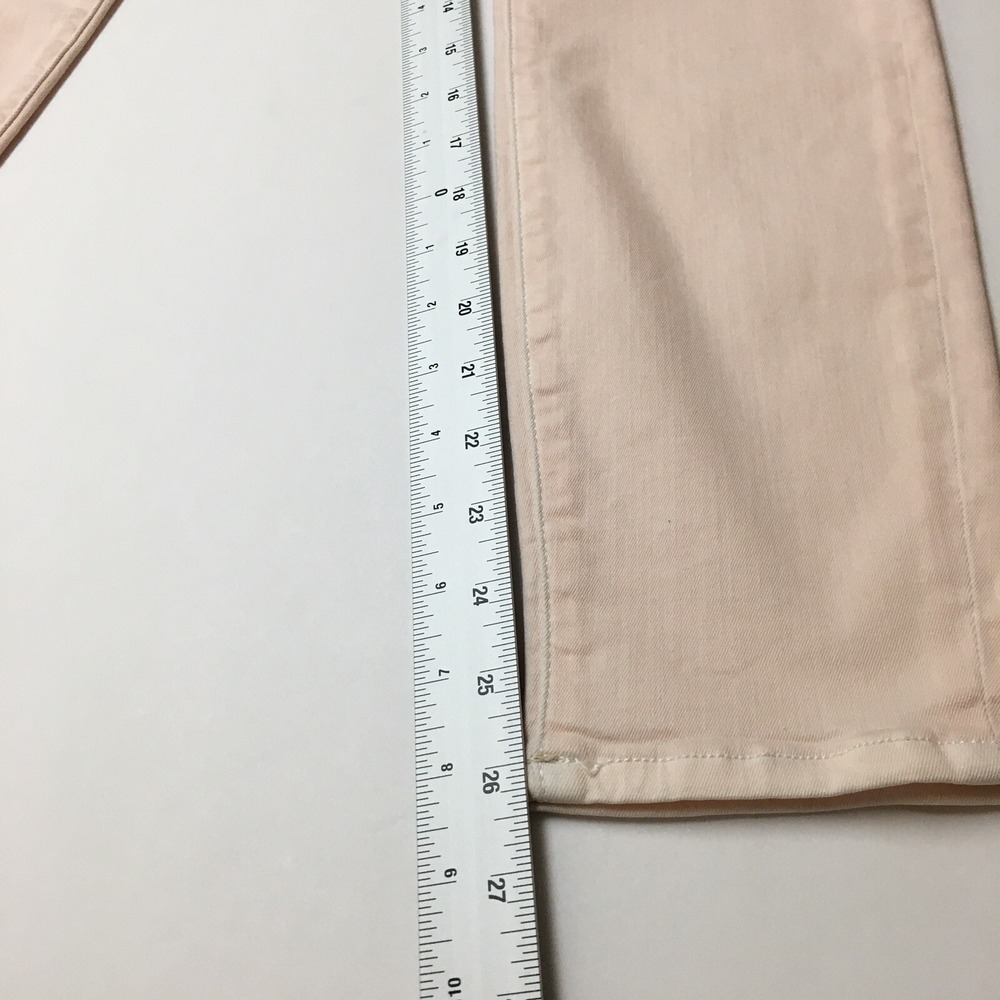 NEW Mavi Jeans 27 Pink Adriana Ankle Mid Rise Super Skinny Stretch Denim - Picture 9 of 15